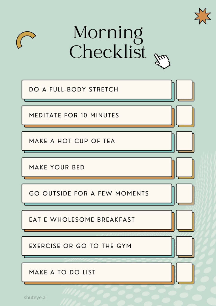 Daily Self Care Checklist