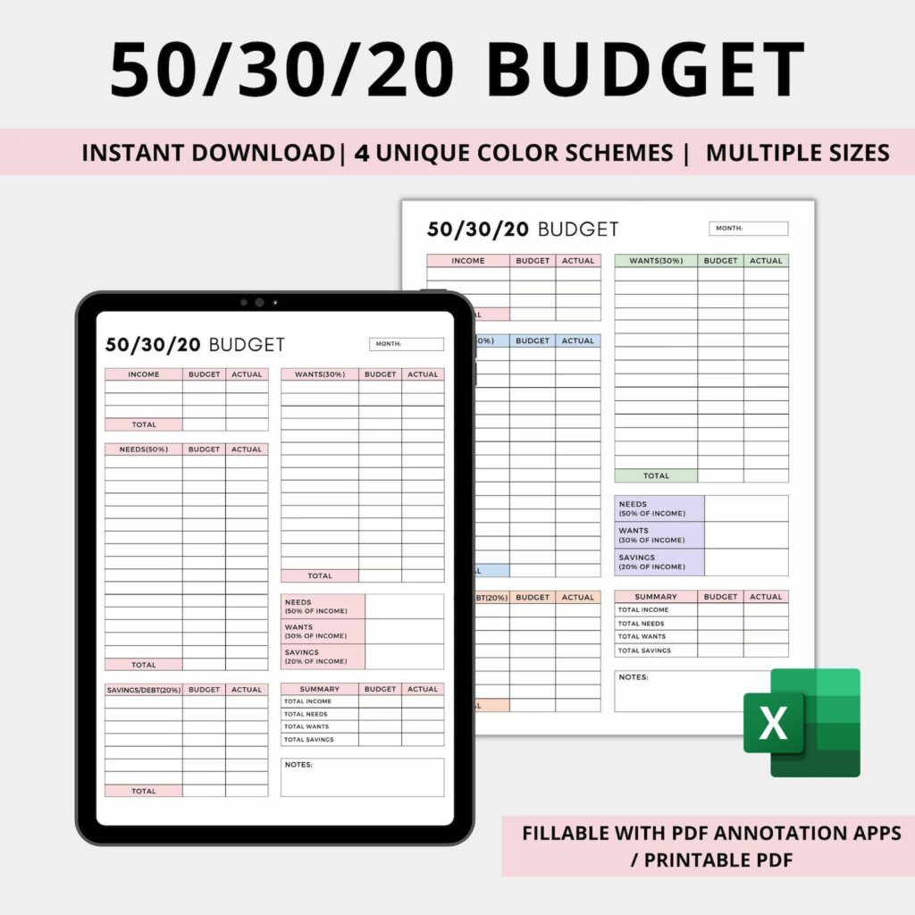 20+ Free Printable Budget Planner Templates - ShutEye