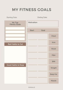 28 Fitness Bullet Journal Ideas for Health & Losing Weight - ShutEye