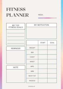 28 Fitness Bullet Journal Ideas for Health & Losing Weight - ShutEye