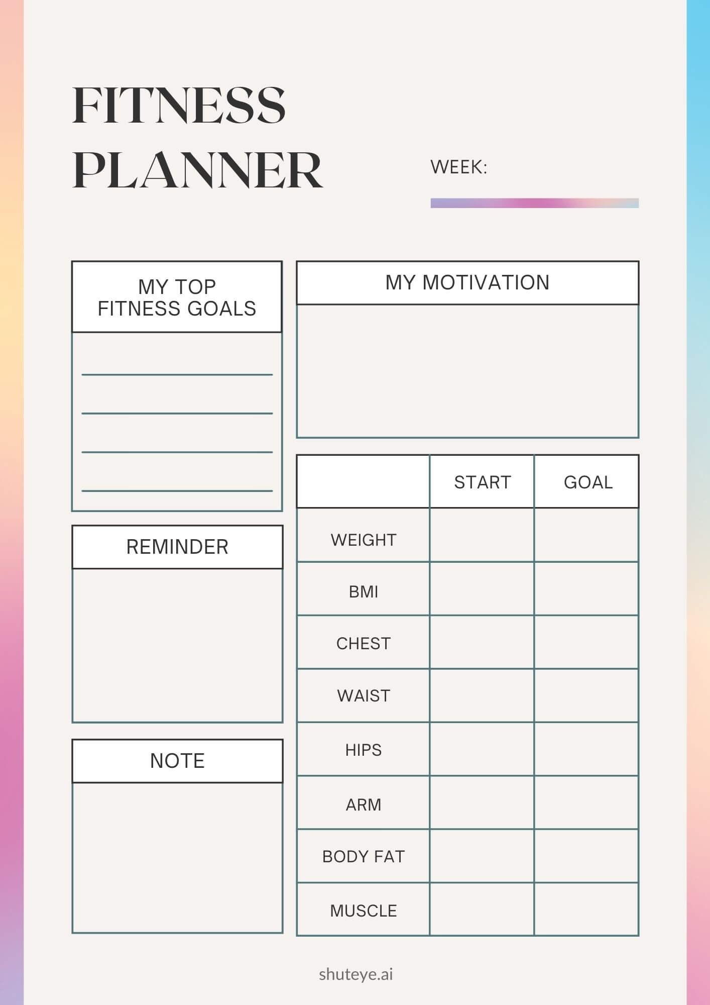 28 Fitness Bullet Journal Ideas for Health & Losing Weight - ShutEye