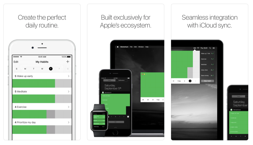 momentum habit tracker for mac os x