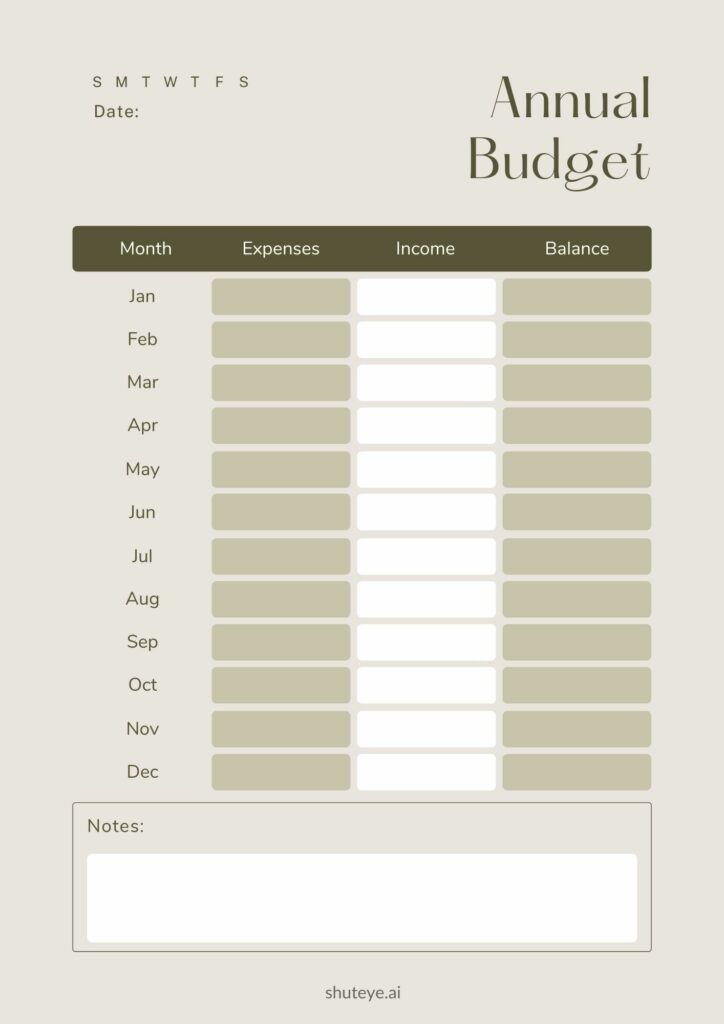 20+ Free Printable Budget Planner Templates - ShutEye