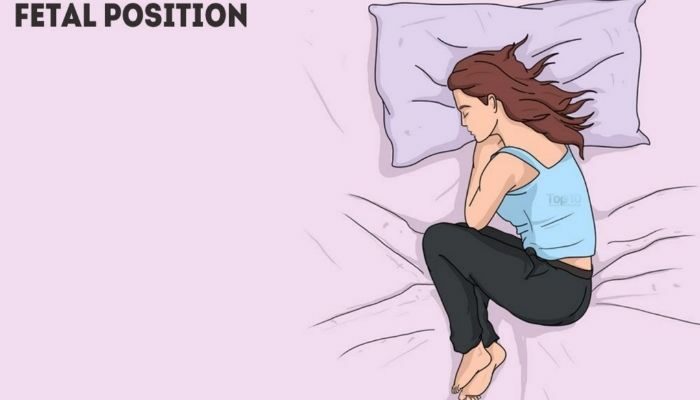 Fetal position can help you decrease the pain to a huge extent.