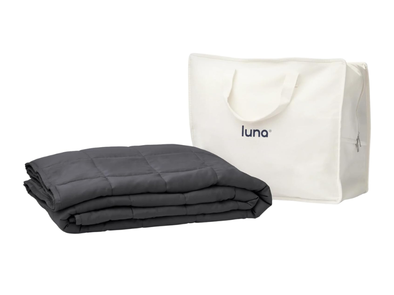 luna luxe cotton weighted blanket