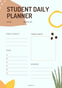 30 Best Free Student Digital Planner Templates for 2023 - ShutEye