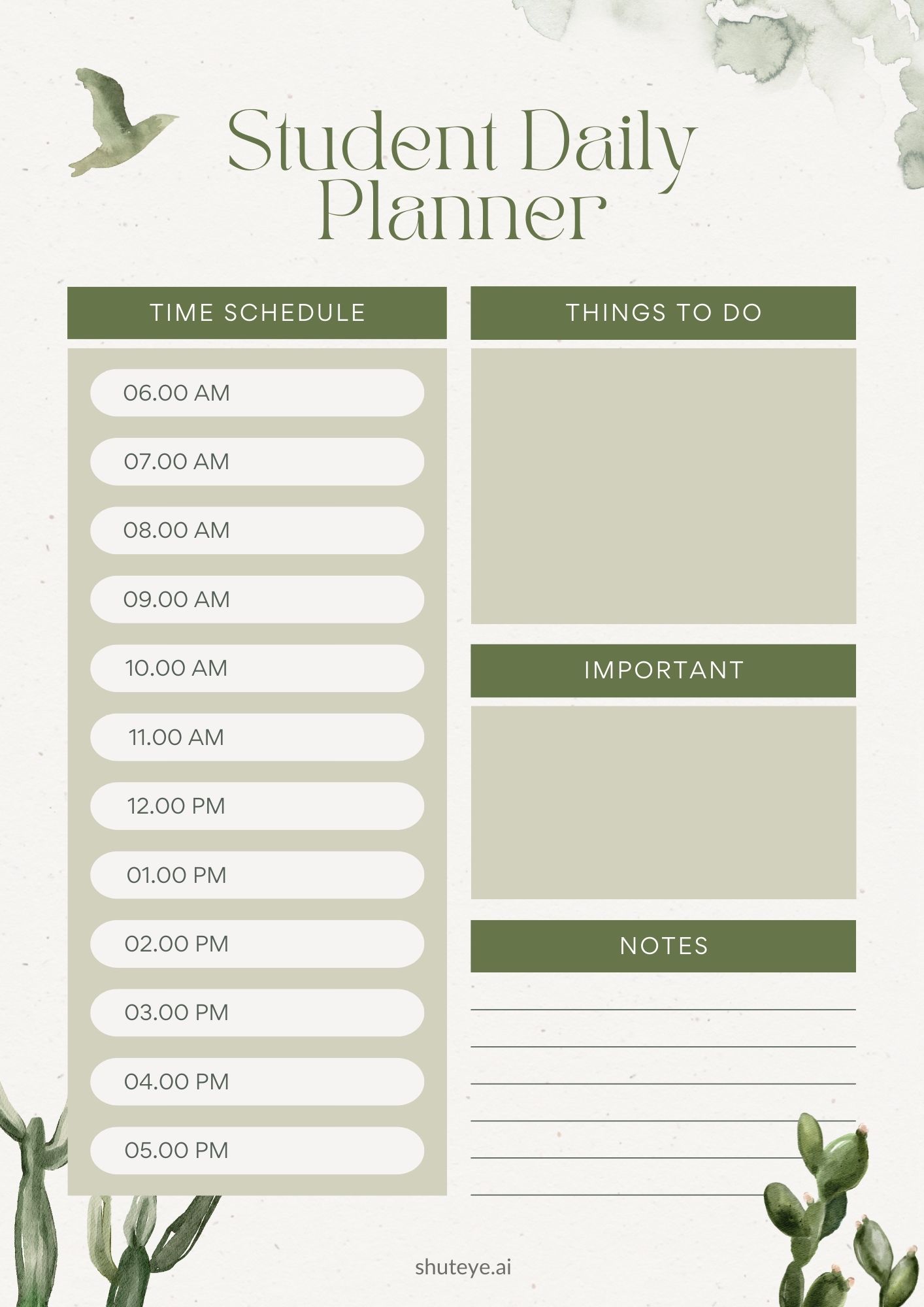 30 Best Free Student Digital Planner Templates for 2023 ShutEye