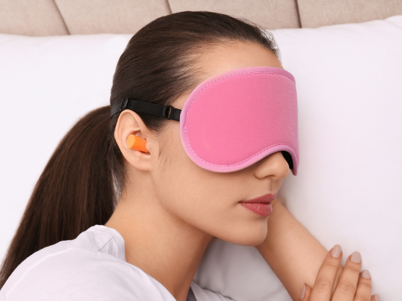 wear headphones or earplugs if you are sleeping with someone who snores