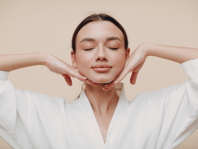 massage your face to get rid of sleep wrinkles