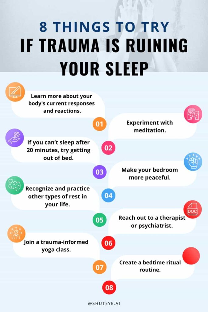 things to try if trauma is running your sleep