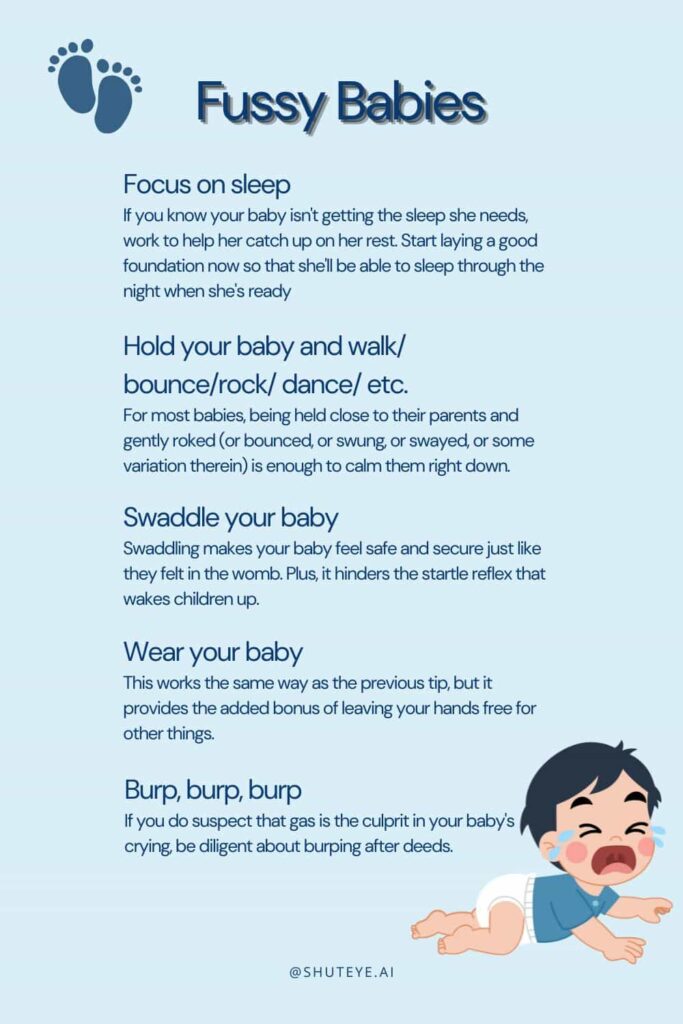 Newborn sleep tips fussy babies