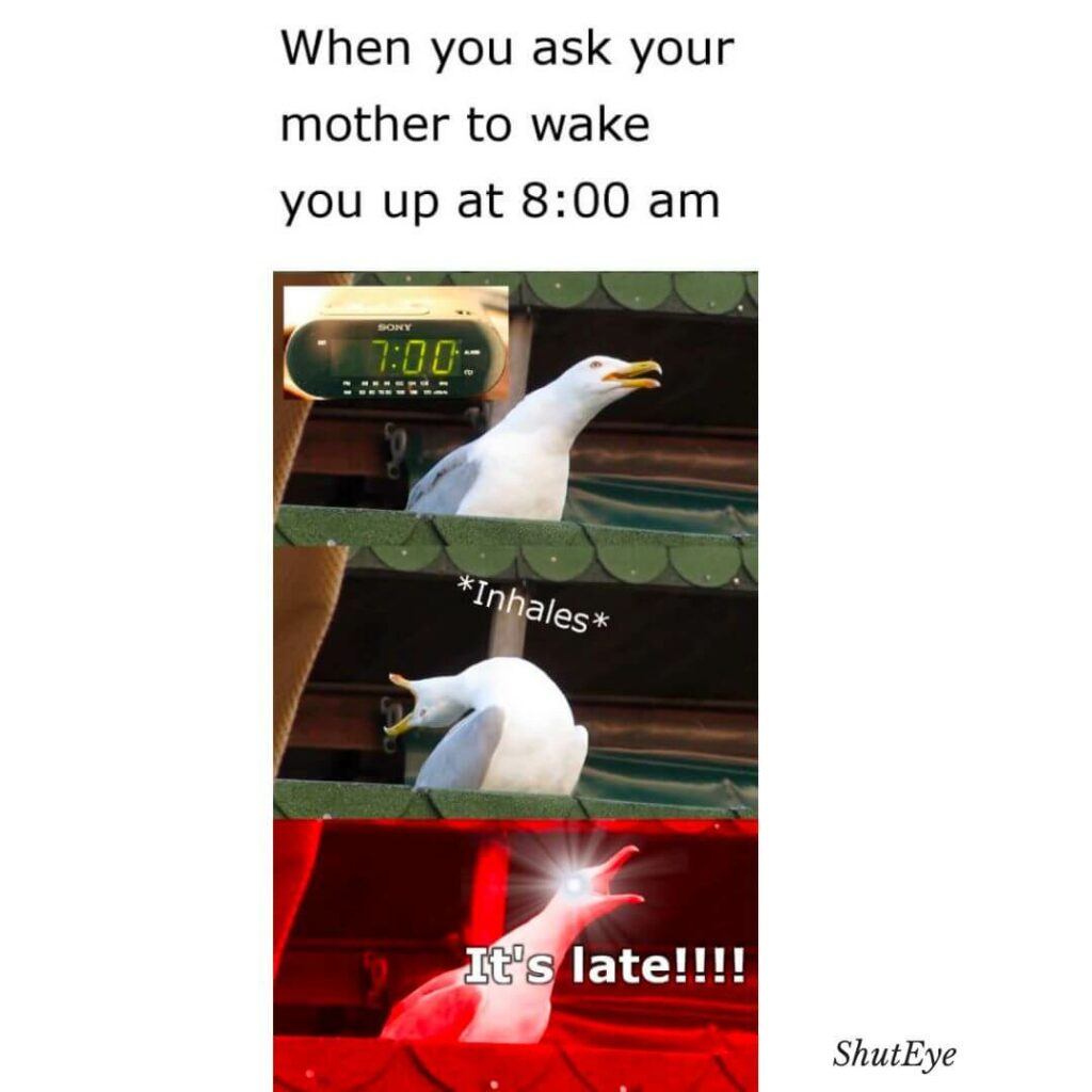 mom wake you up memes