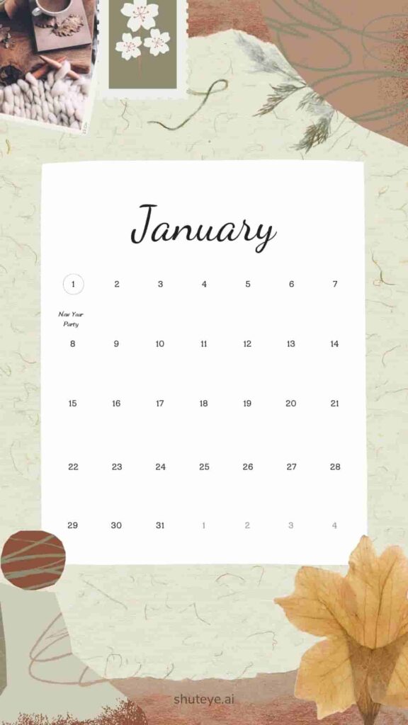 Free Printable January Calendar 2024