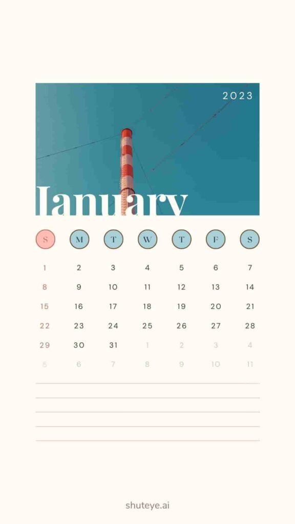 Free Printable January Calendar 2024