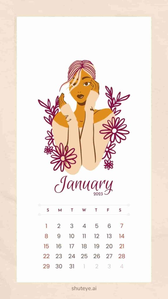 Free Printable January Calendar 2024