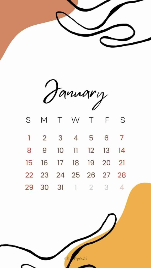 Free Printable January Calendar 2024