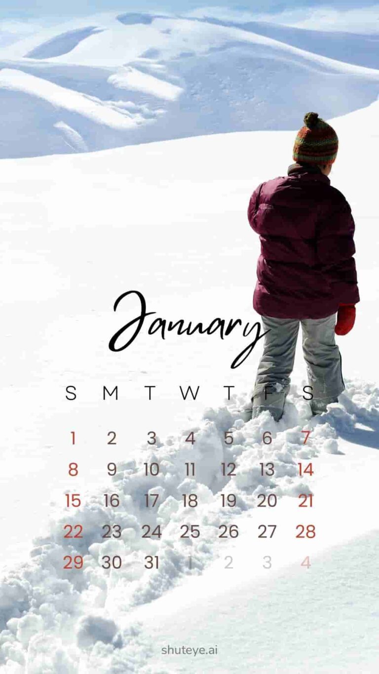 Printable January Calendar 2024 | Free Printable Calendars - ShutEye