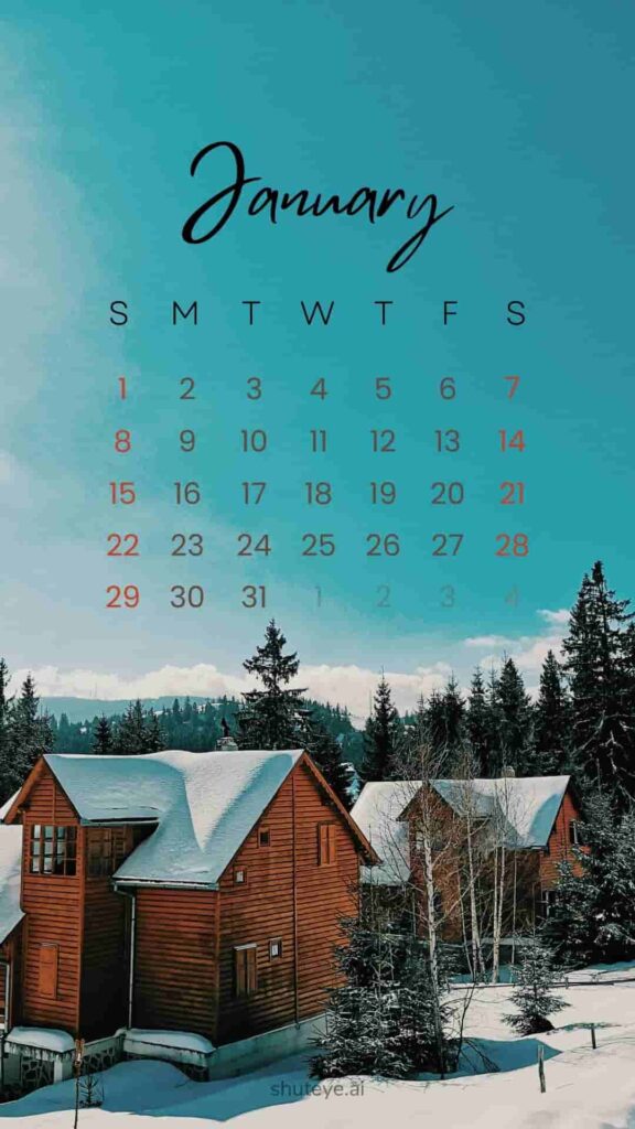 Free Printable January Calendar 2024