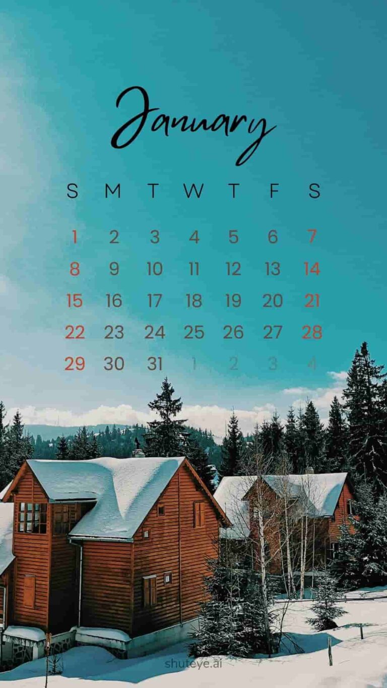 Printable January Calendar 2024 | Free Printable Calendars - ShutEye