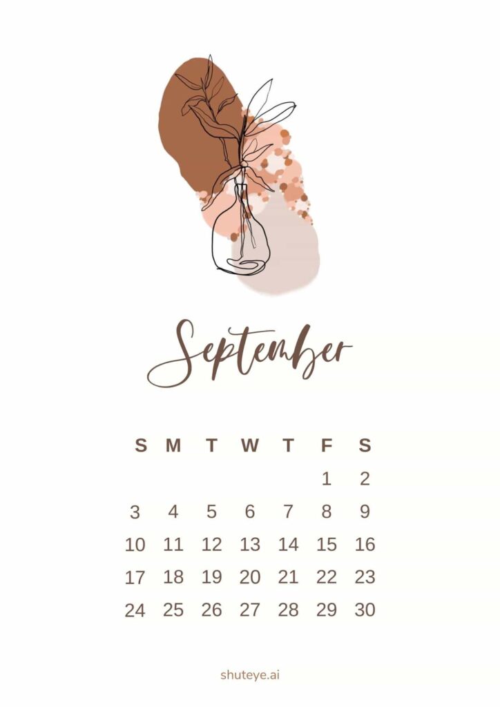 2023 calendar september