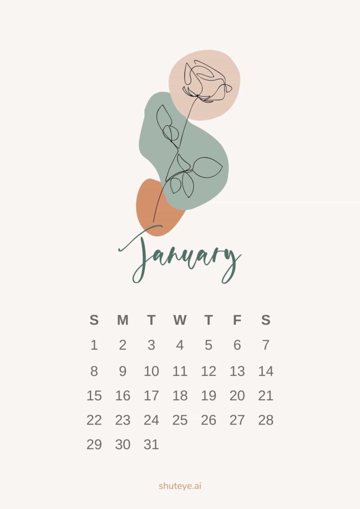 2023 calendar jan