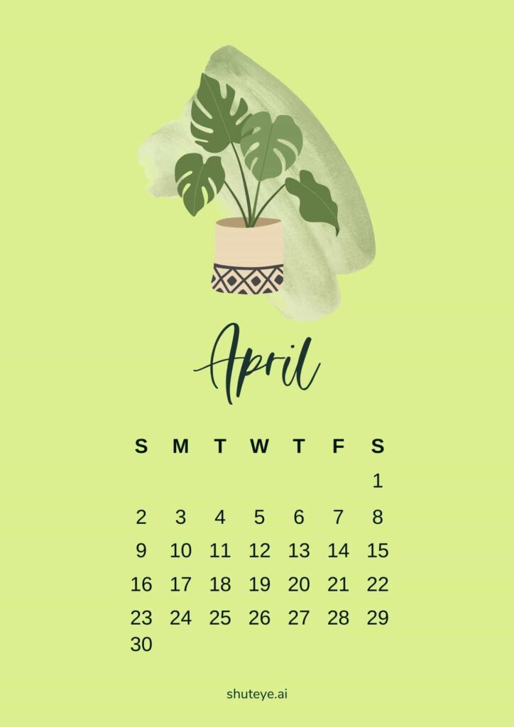 2023 calendar april