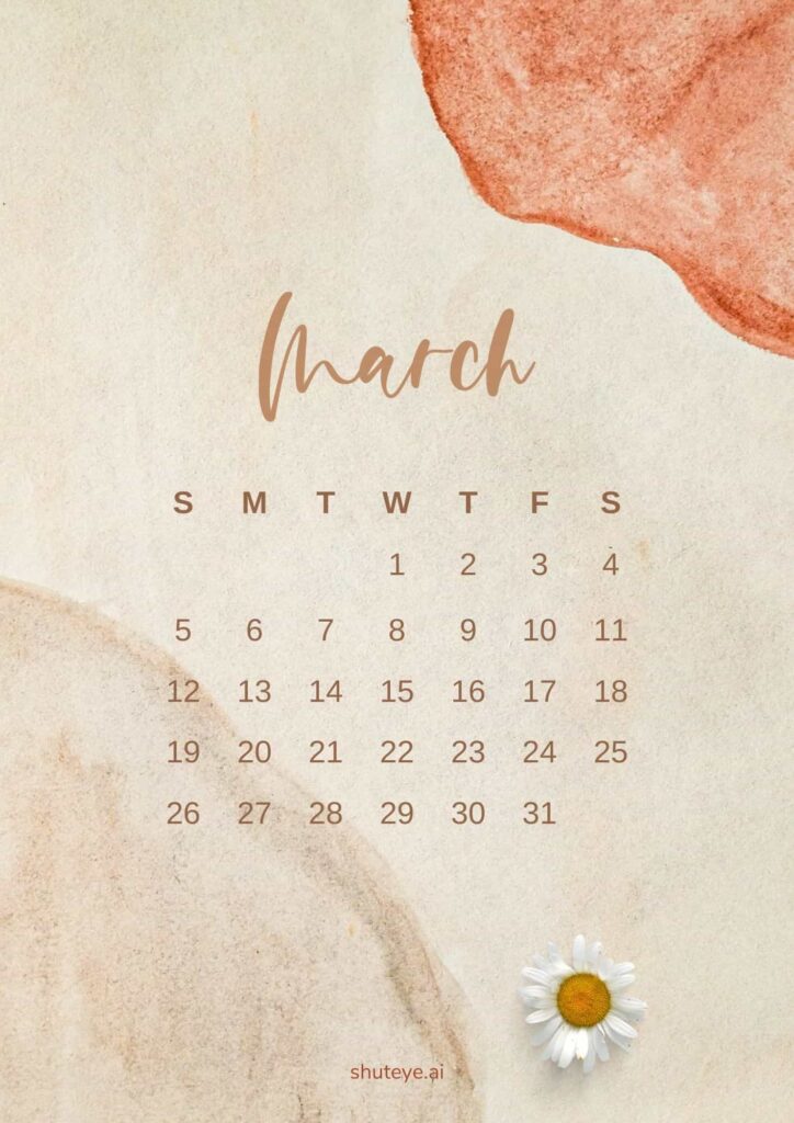 2023 calendar march printable