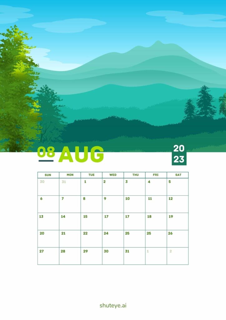 2023 calendar