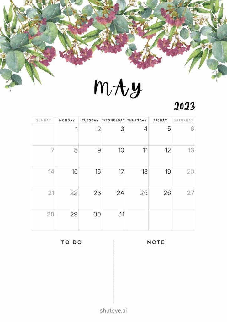 2023 calendar