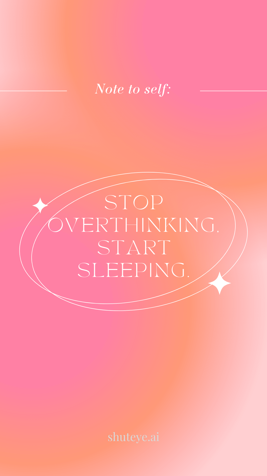 stop overthinking start sleeping