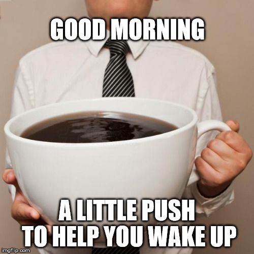 coffee first meme