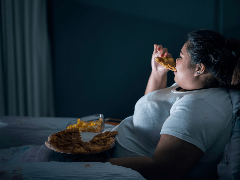 avoid eating close to bedtime