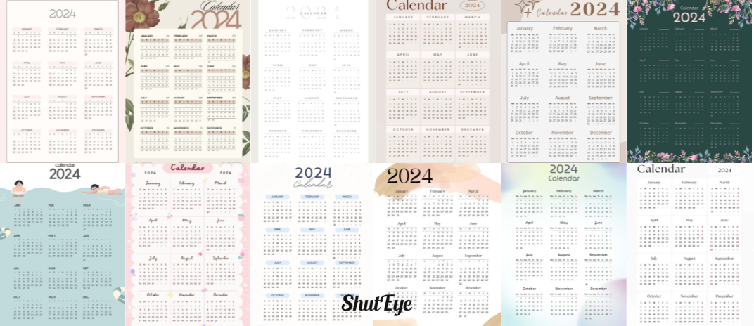 Printable Calendars 2024: Free Monthly Calendars