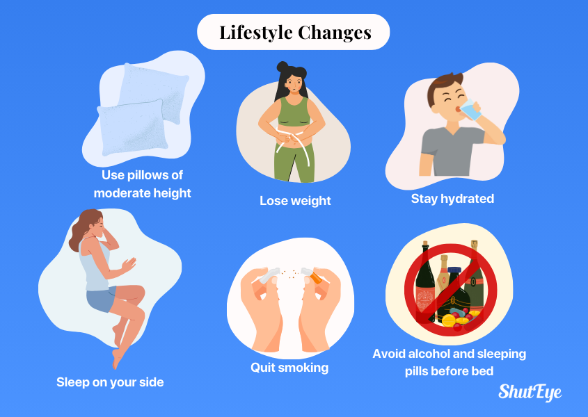 lifestyle changes
shuteye