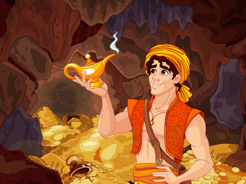 Aladdin and the magic lamp bedtime story