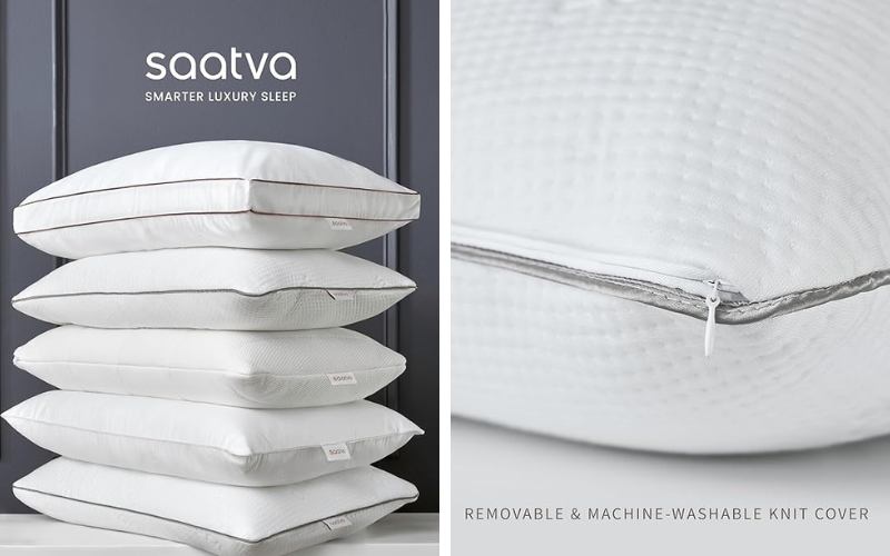 Saatva Cloud Memory Foam Pillow for neck pain