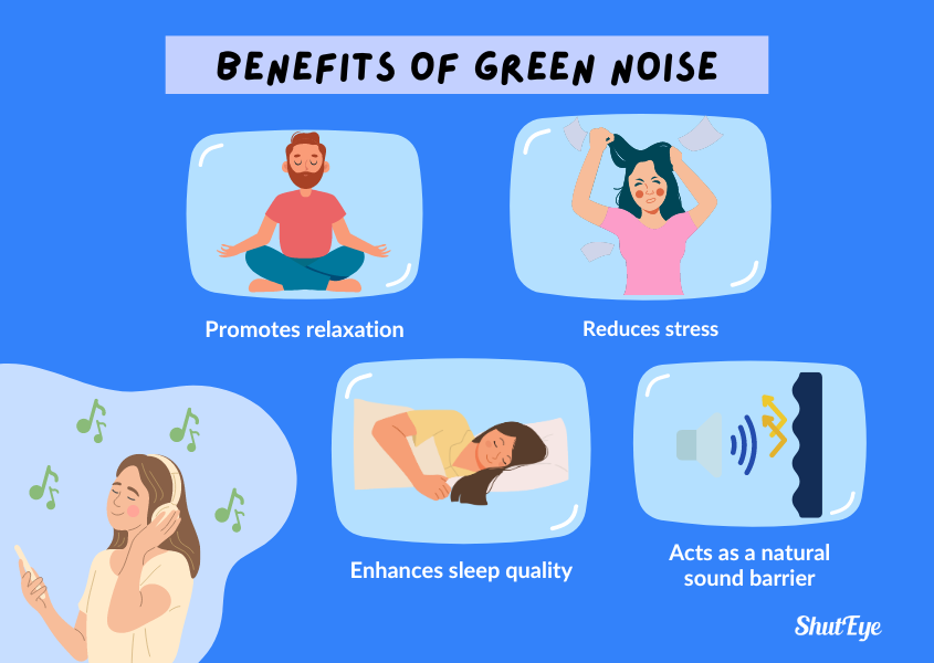 benefits of green noise
shuteye