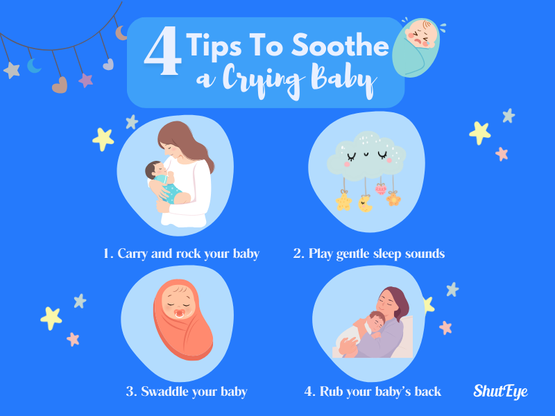 4 tips to soothe a crying baby shuteye