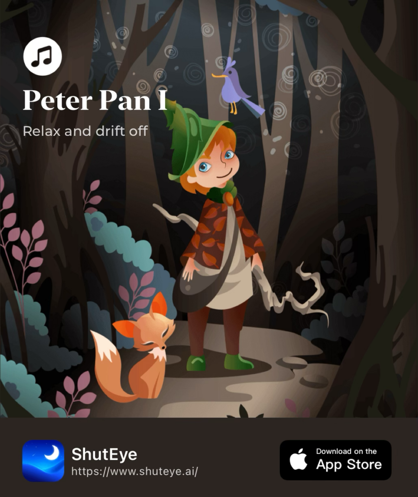 peter pan J.m. barrie audio by shuteye
bedtime stories for adults to fall asleep free