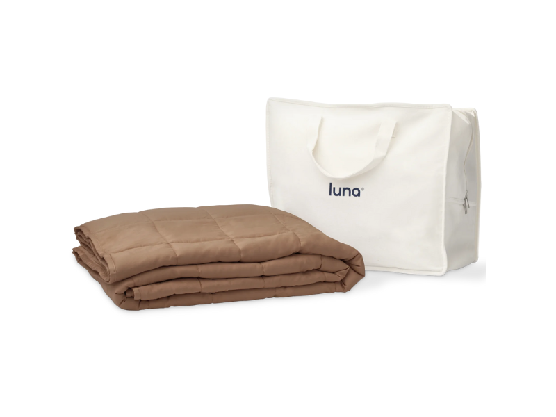 luna luxe cotton weighted blanket