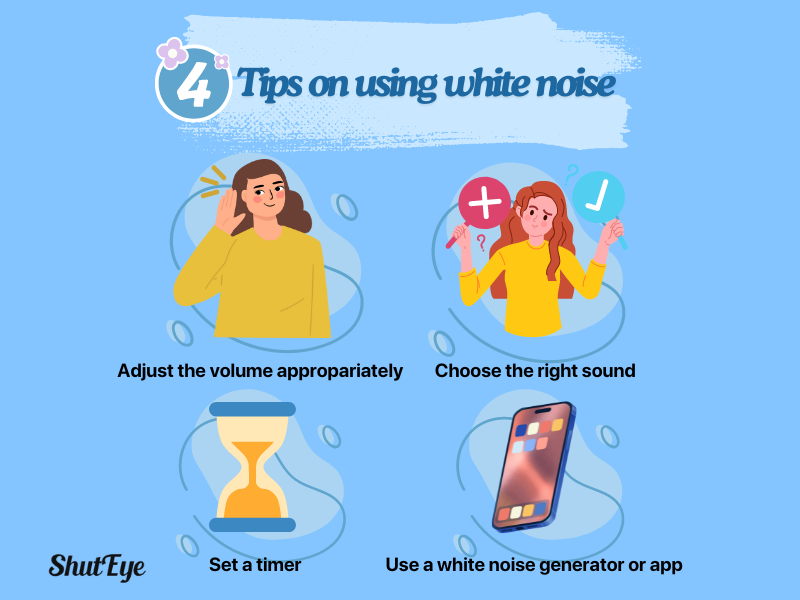 4 tips on using white noise shuteye