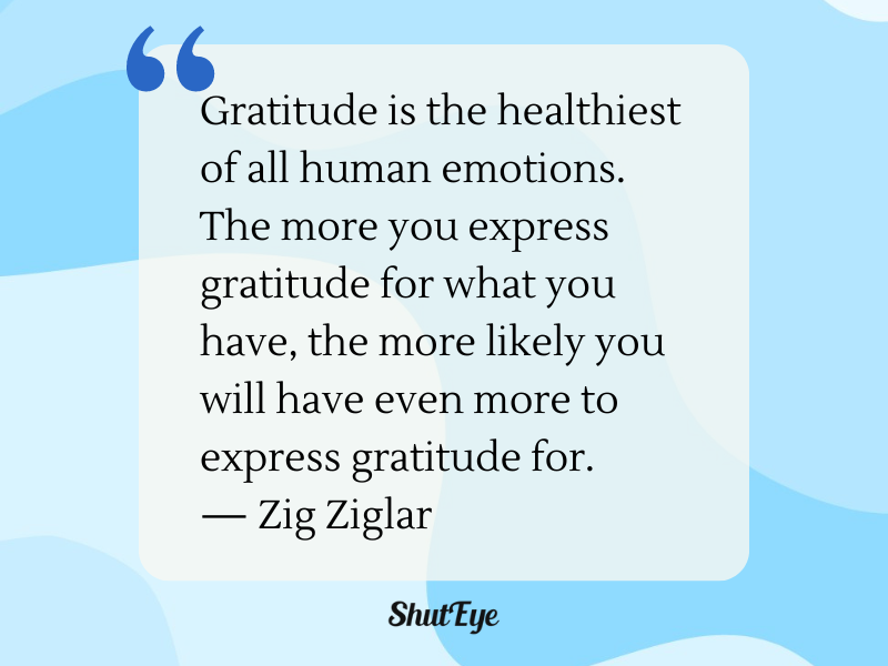 Gratitude is the healthiest of all human emotions. The more you express gratitude for what you have, the more likely you will have even more to express gratitude for by Zig Ziglar gratitude quote