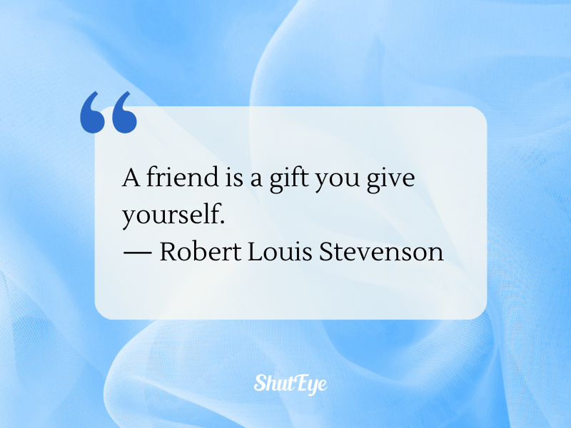 gratitude quote robert louis stevenson on a friend