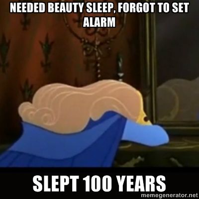 Hilarious Sleeping Memes sleeping beauty