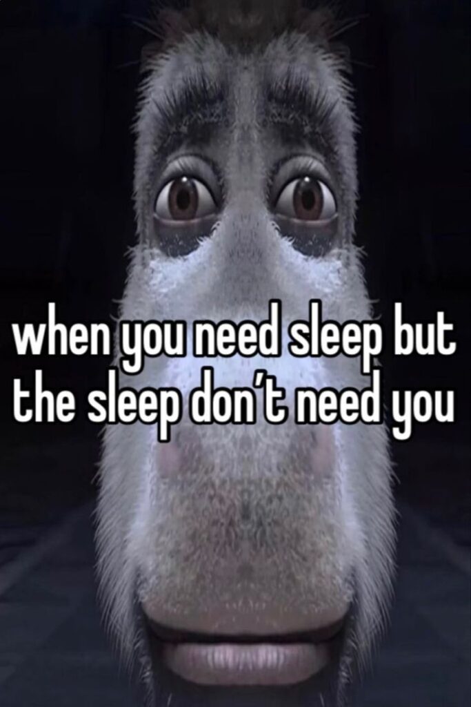 when you need sleep meme