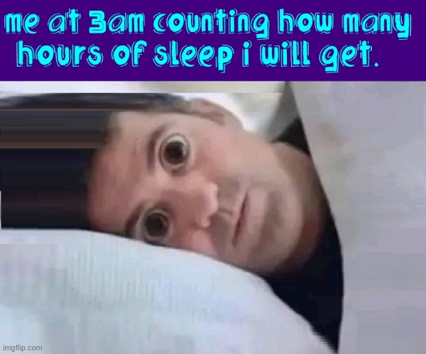 me at 3am counting how many hours of sleep i will get