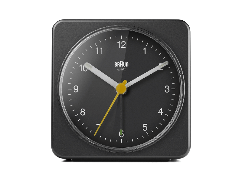 braun classic analog clock