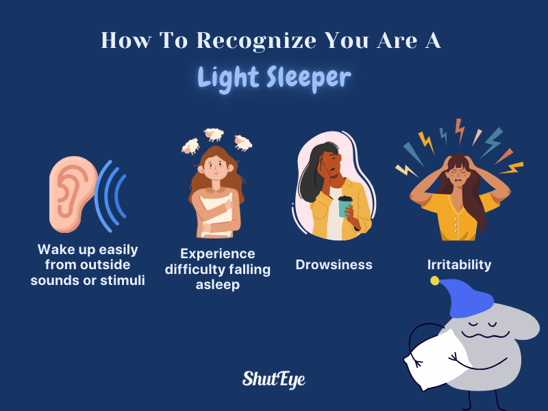 what does it mean to be a light sleeper signs shuteye