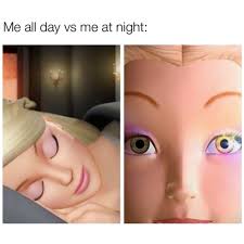 me at night meme