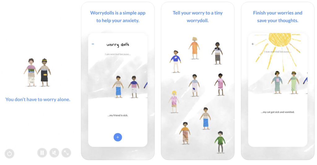 worrydolls app suitable for kids to use